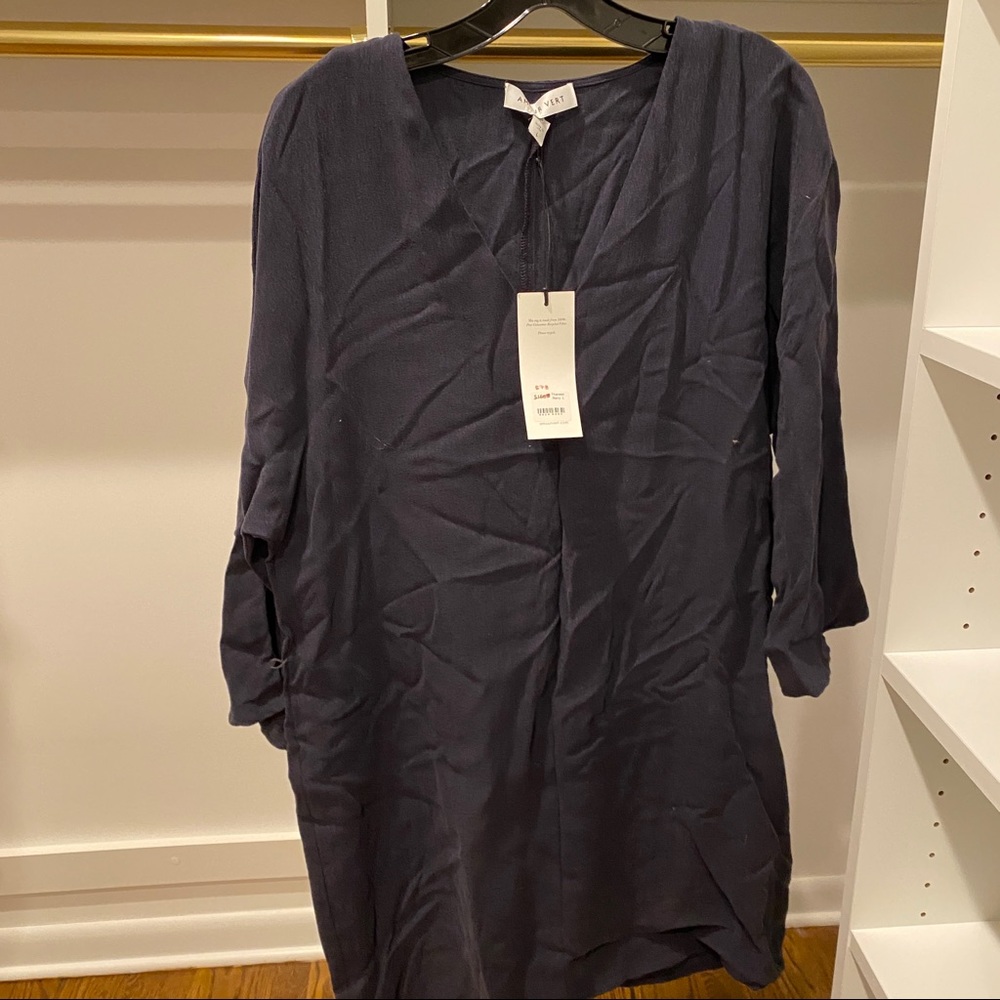 Amour Vert NWT navy tunic large